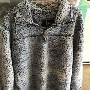 Brand new fluffy half zip
